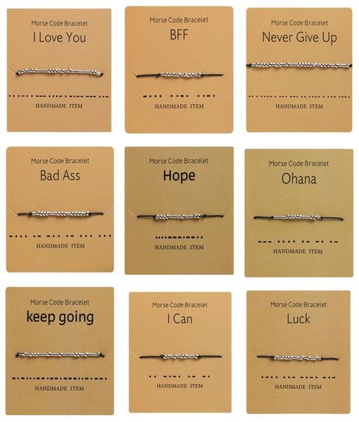 handmade morse code bracelet beads adjustable black string charm bracelets with i love you lettering cardboard creative jewelry fo5025113, Golden;silver
handmade morse code bracelet beads adjustable black string charm bracelets with i love you lettering cardboard creative jewelry fo5025113, Golden;silver