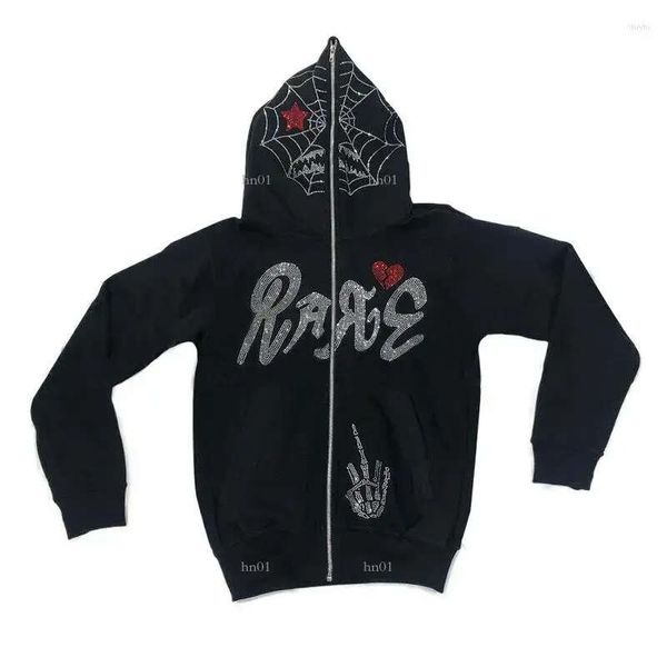 men's hoodies y2k full zip up hoodie men autumn winter gothic rhinestones web sweatshirt hip hop grunge skeleton oversized jacket a4, Black
men's hoodies y2k full zip up hoodie men autumn winter gothic rhinestones web sweatshirt hip hop grunge skeleton oversized jacket a4, Black