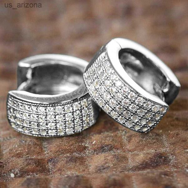 huitan small round hoop earrings for men/women shiny white zirconia simple stylish daily wearable earring fashion jewelry l230620, Golden;silver
huitan small round hoop earrings for men/women shiny white zirconia simple stylish daily wearable earring fashion jewelry l230620, Golden;silver