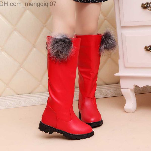 sneakers girls' high boots winter plush warmth and fashion artificial fur ball snow boots casual pu leather children's princess sh, Black;red
sneakers girls' high boots winter plush warmth and fashion artificial fur ball snow boots casual pu leather children's princess sh, Black;red