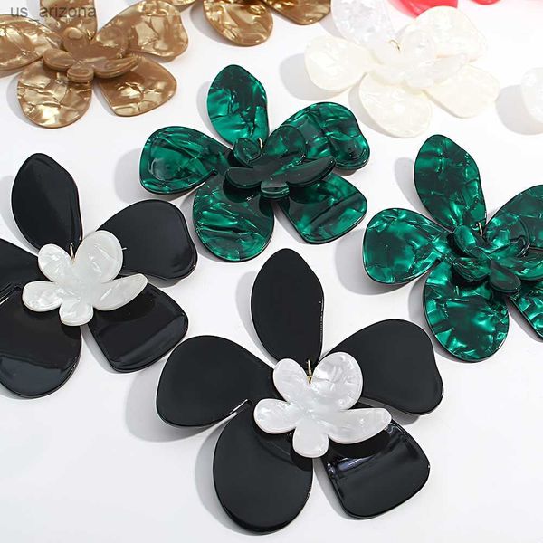 aensoa hyperbole big large white black double layer acrylic flower earrings for women 2023 bohemia stylish resin floral earring l230620, Golden;silver
aensoa hyperbole big large white black double layer acrylic flower earrings for women 2023 bohemia stylish resin floral earring l230620, Golden;silver
