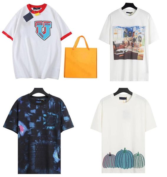 mens designer t shirt summer casual men women t shirts with letters classic tees luxury men t-shirt with gift box multi color, White;black
mens designer t shirt summer casual men women t shirts with letters classic tees luxury men t-shirt with gift box multi color, White;black