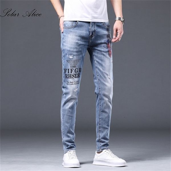 men's jeans classic letter print slim midwaist straightleg fashion allmatch casual pants 230725, Blue
men's jeans classic letter print slim midwaist straightleg fashion allmatch casual pants 230725, Blue