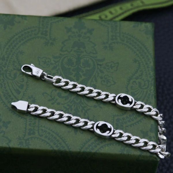 luxury designer bracelet charm gift hip hop women mens bracelets 16cm 18cm 20cm trendy cuban chain 925 cuff bangle couple jewelry, Black
luxury designer bracelet charm gift hip hop women mens bracelets 16cm 18cm 20cm trendy cuban chain 925 cuff bangle couple jewelry, Black
