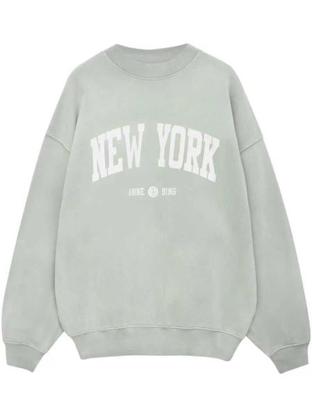 anine ab bing sweatshirt classic letter print light green round neck with plush lining for women's sweater sportswear, Black
anine ab bing sweatshirt classic letter print light green round neck with plush lining for women's sweater sportswear, Black