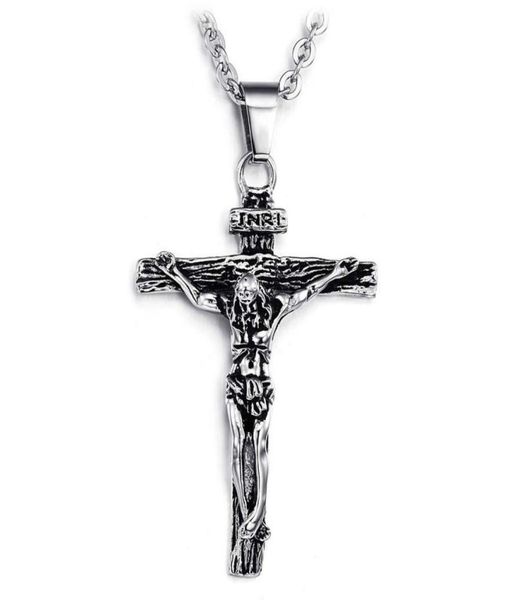 mens crucifix necklace stainless steel jesus christ cross religious christian pendant jewelry for men women catholic jesus cross p8941091, Silver
mens crucifix necklace stainless steel jesus christ cross religious christian pendant jewelry for men women catholic jesus cross p8941091, Silver