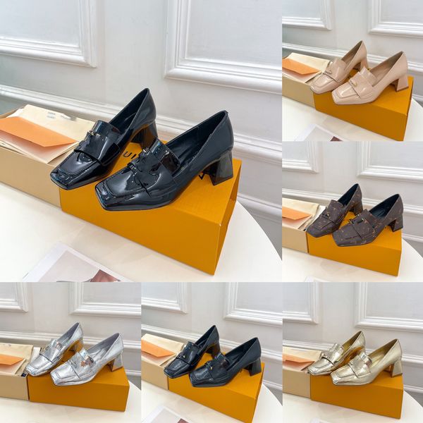 designer luxury dress shoes high heel chunky pump genuine patent leather monograms old flowers woman fashion shoe l shake loafers mocassins, Black
designer luxury dress shoes high heel chunky pump genuine patent leather monograms old flowers woman fashion shoe l shake loafers mocassins, Black