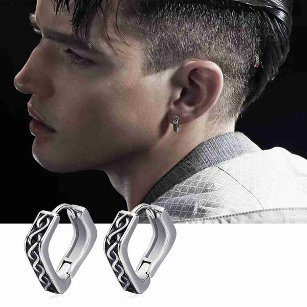 stylish geometric hoop earrings for men waterproof stainless steel nordic viking rune almut rhombic triangle huggies jewelry l230620, Golden;silver
stylish geometric hoop earrings for men waterproof stainless steel nordic viking rune almut rhombic triangle huggies jewelry l230620, Golden;silver