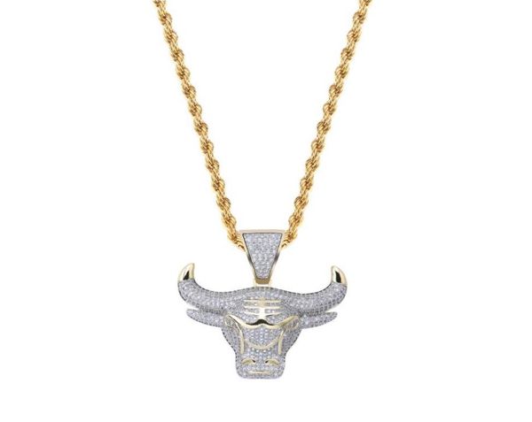 wholenew hiphop pendant miniature zircons ox head pattern personality necklace jewelry7055985, Silver
wholenew hiphop pendant miniature zircons ox head pattern personality necklace jewelry7055985, Silver