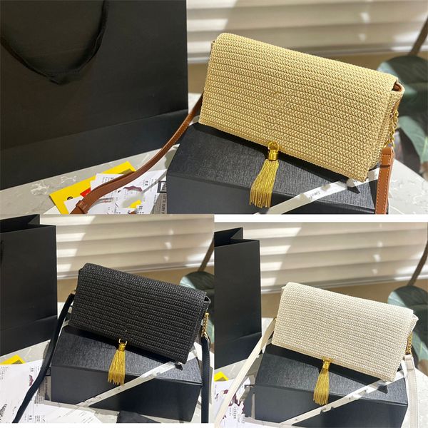 new summer cool luxury fashion rice raffia beach woven crossbody bag fringe bag party bag gift classic women's purse women's shoul
new summer cool luxury fashion rice raffia beach woven crossbody bag fringe bag party bag gift classic women's purse women's shoul