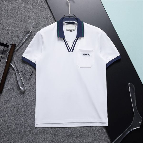 fashion designer mens polos shirts men short sleeve cotton t shirt original single lapel shirt jacket sportswear jogging suit m-3xl, White;black
fashion designer mens polos shirts men short sleeve cotton t shirt original single lapel shirt jacket sportswear jogging suit m-3xl, White;black
