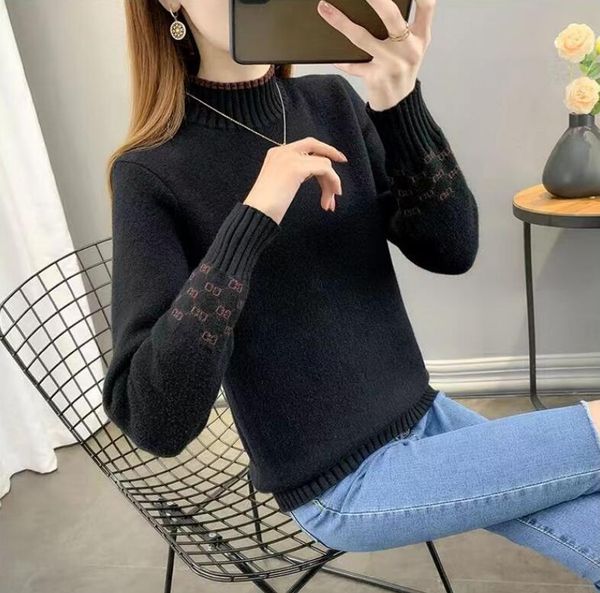 womens sweater for plush luxury g letter designer sweaters knit long-sleeved oversized fashion classic coat clothes, White;black
womens sweater for plush luxury g letter designer sweaters knit long-sleeved oversized fashion classic coat clothes, White;black