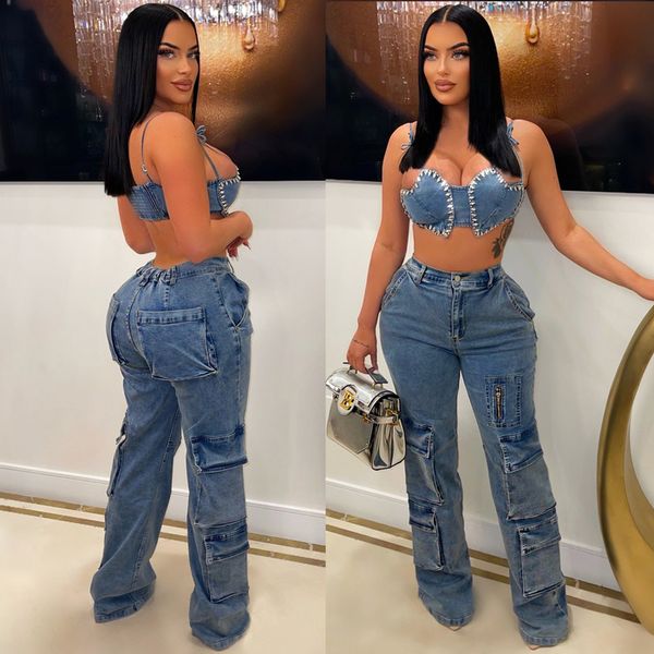 women's jeans baggy denim pocket pants jeans high waist cargo y2k streetwear fashion women summer clothes trousers denim wide leg pants, Blue
women's jeans baggy denim pocket pants jeans high waist cargo y2k streetwear fashion women summer clothes trousers denim wide leg pants, Blue