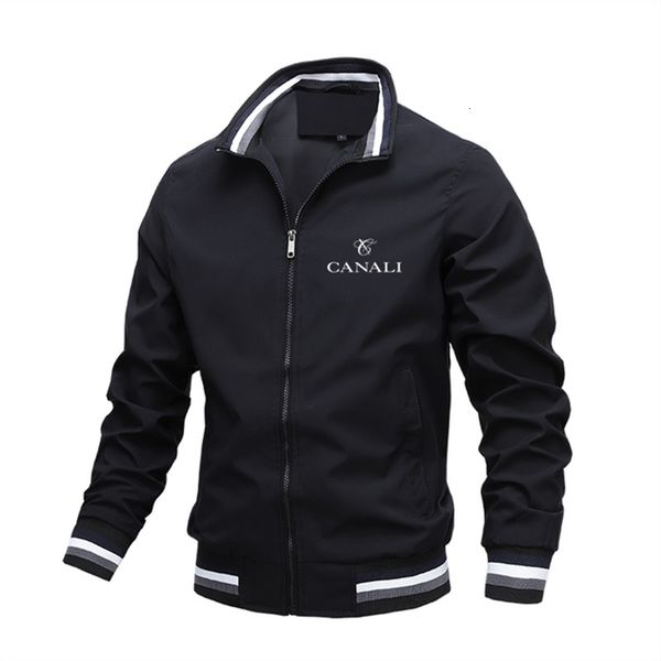 mens jackets brand spring and autumn business casual jacket stand collar zipper sports coat embroidery 230725, Black;brown
mens jackets brand spring and autumn business casual jacket stand collar zipper sports coat embroidery 230725, Black;brown