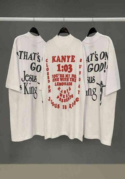 west cpfm jesus is king album limited street high collar t-shirt short sleeve lbwu5101855, White;black
west cpfm jesus is king album limited street high collar t-shirt short sleeve lbwu5101855, White;black
