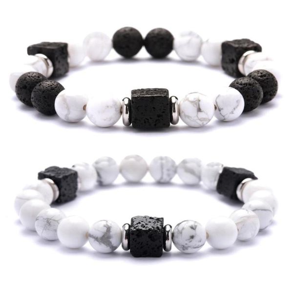 lava stone cube beads 8mm howlite bracelet man fashion gift for men ankle bead bracelets beaded strands5317115, Black
lava stone cube beads 8mm howlite bracelet man fashion gift for men ankle bead bracelets beaded strands5317115, Black