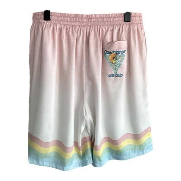mens designers shorts casablanca art sculpture printing thin sports casual american style loose drape shorts, White;black
mens designers shorts casablanca art sculpture printing thin sports casual american style loose drape shorts, White;black
