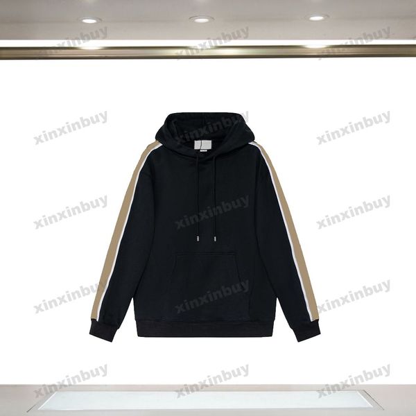 xinxinbuy men women designer sweatshirt hoodie reflective ribbon letter embroidery sweater blue black apricot xs-l, Black;brown
xinxinbuy men women designer sweatshirt hoodie reflective ribbon letter embroidery sweater blue black apricot xs-l, Black;brown