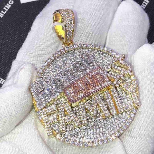 handle vvs moissanite letter iced out diamond pendant custom hip hop pendant, Silver
handle vvs moissanite letter iced out diamond pendant custom hip hop pendant, Silver