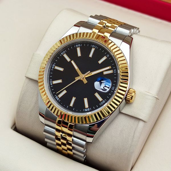 fashion luxury mens womens watch 31mm36mm41mm mechanical movement 28mm quartz movement 904 steel chain sapphire mirror waterproof night glow, Slivery;brown
fashion luxury mens womens watch 31mm36mm41mm mechanical movement 28mm quartz movement 904 steel chain sapphire mirror waterproof night glow, Slivery;brown