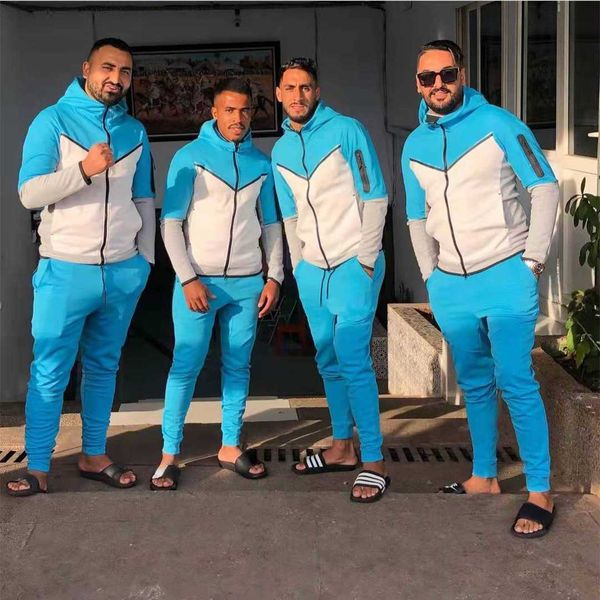 sportswear men's designer casual sports suit hoodie pants two piece jogging suit men clothes, Gray
sportswear men's designer casual sports suit hoodie pants two piece jogging suit men clothes, Gray