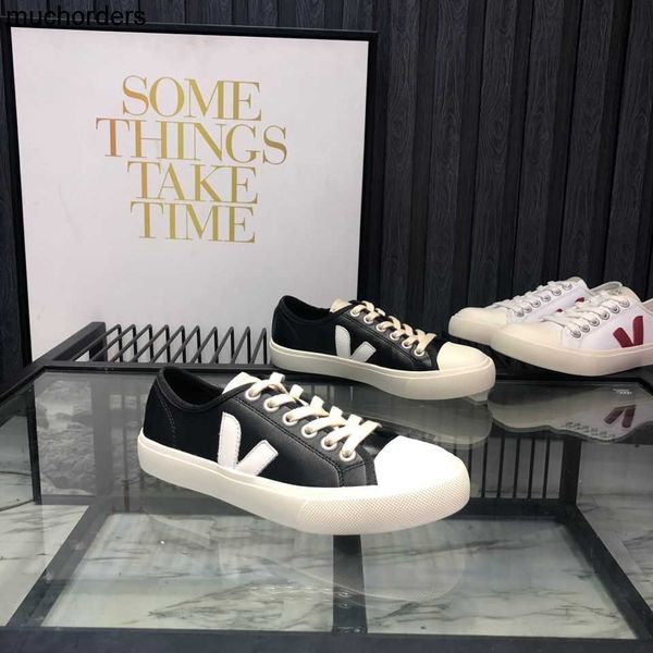 veja genuine leather flat bottom casual style student board shoes women's small white shoes, Black
veja genuine leather flat bottom casual style student board shoes women's small white shoes, Black