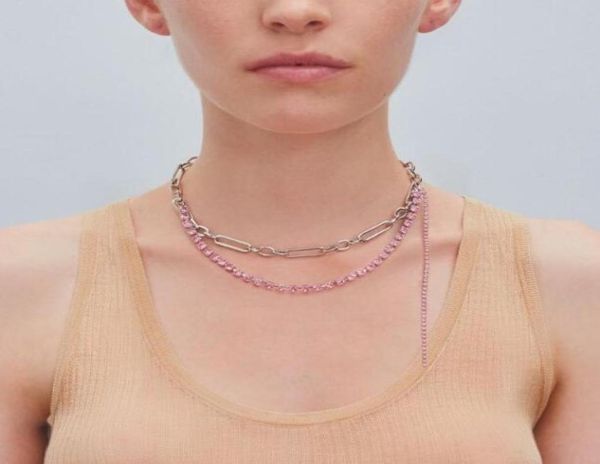 justine clenquet pink zircon women039s necklace french elegant chain double clavicle chain fashion bracelet birthday gift9904541, Silver
justine clenquet pink zircon women039s necklace french elegant chain double clavicle chain fashion bracelet birthday gift9904541, Silver