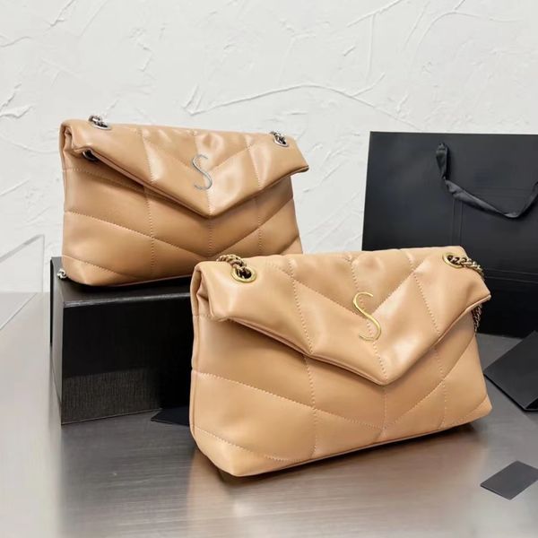 womens mens genuine leather crossbody puffer satchel bag luxury designer lambskin quilted gym tote travel shoulder bag silver chain handbag
womens mens genuine leather crossbody puffer satchel bag luxury designer lambskin quilted gym tote travel shoulder bag silver chain handbag
