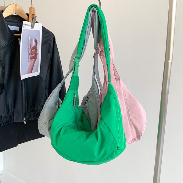 evening bags nylon zipper women bag small shoulder korean style hobos middle youth crossbody whole sale 230725
evening bags nylon zipper women bag small shoulder korean style hobos middle youth crossbody whole sale 230725