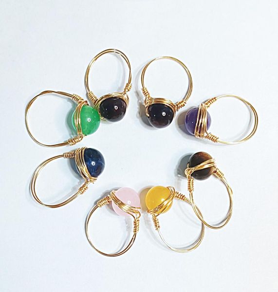 wire wrap natural raw stone rings lapis lazuli amethysts tiger eye opal pink crystal ring for women jewelry4035871, Golden;silver
wire wrap natural raw stone rings lapis lazuli amethysts tiger eye opal pink crystal ring for women jewelry4035871, Golden;silver