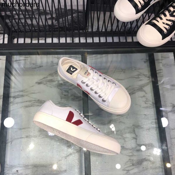 veja genuine leather flat bottom small white shoes student low casual shoes, Black
veja genuine leather flat bottom small white shoes student low casual shoes, Black