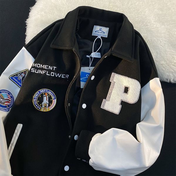 mens jackets american street trendy brand jacket female trend ins spring autumn couple outfit color matching label baseball jackets 230725, Black;brown
mens jackets american street trendy brand jacket female trend ins spring autumn couple outfit color matching label baseball jackets 230725, Black;brown