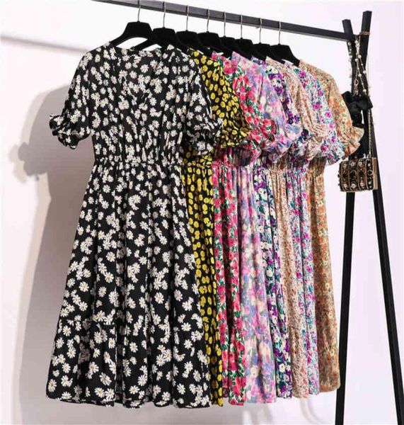 new summer short sleeve chiffon print dress women sweet v neck mid calf floral dress office lady 2104144716648, Black;gray
new summer short sleeve chiffon print dress women sweet v neck mid calf floral dress office lady 2104144716648, Black;gray