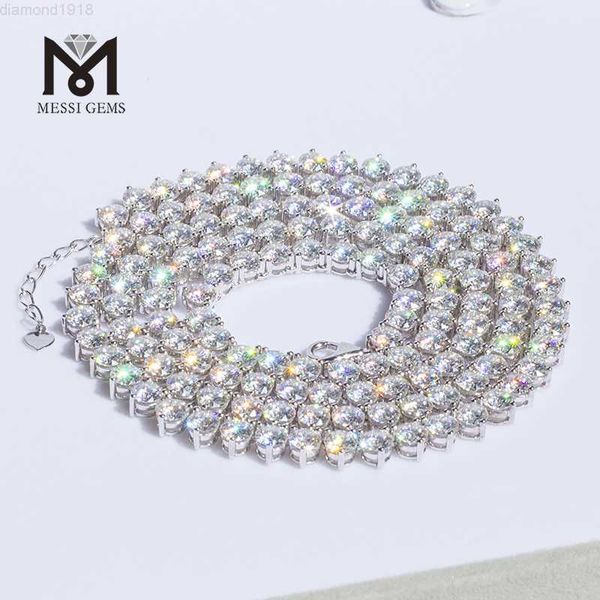 hip hop bling pass diamond tester 5mm 10k def moissanite diamonds tennis necklace, Silver
hip hop bling pass diamond tester 5mm 10k def moissanite diamonds tennis necklace, Silver