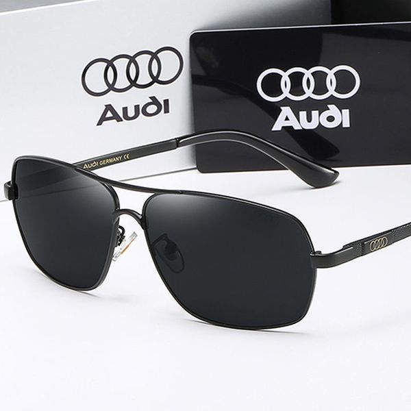fashion audi sunglasses classic men's 4s store gift high-end polarized driving glasses box style with logo box 65498, White;black
fashion audi sunglasses classic men's 4s store gift high-end polarized driving glasses box style with logo box 65498, White;black