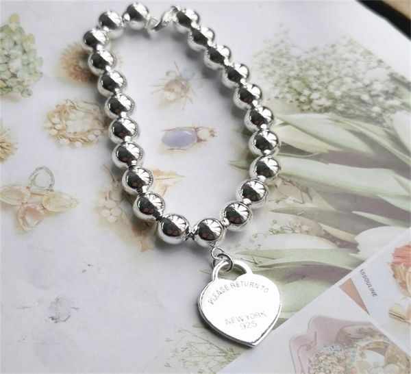 fashion silver heart card 8mm round beads ladies bracelet jewelry holiday gift 2009252724223, Black
fashion silver heart card 8mm round beads ladies bracelet jewelry holiday gift 2009252724223, Black