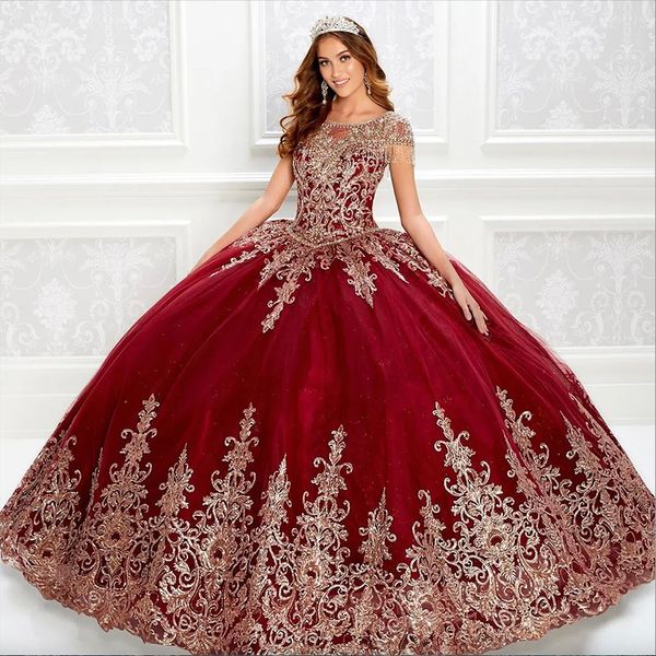 gorgeous tassels beaded ball gown quinceanera dresses bateau neck lace appliqued prom gowns sequined sweep train tulle sweet 15 dress 2023, Blue;red
gorgeous tassels beaded ball gown quinceanera dresses bateau neck lace appliqued prom gowns sequined sweep train tulle sweet 15 dress 2023, Blue;red