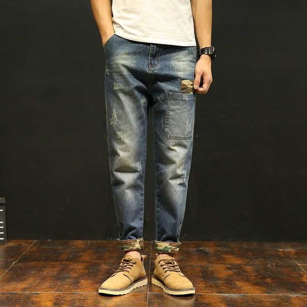 men's ymwmhu camouflage graphic men fashion summer denim trousers casual cotton jeans man autumn tapered pants soft street-wind 230316, Blue
men's ymwmhu camouflage graphic men fashion summer denim trousers casual cotton jeans man autumn tapered pants soft street-wind 230316, Blue