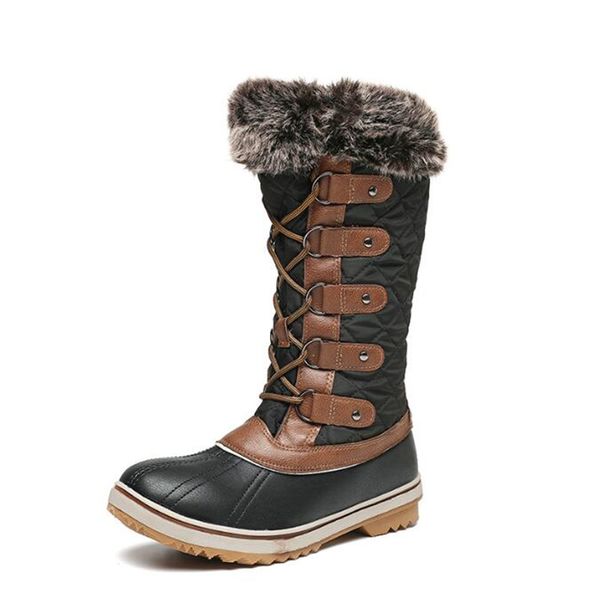 women winter snow boots fashion high woman casual sneakers warm round toe womens leather boot, Black
women winter snow boots fashion high woman casual sneakers warm round toe womens leather boot, Black
