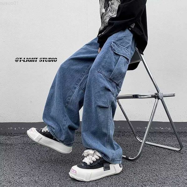 jeans men's jeans streetwear hip hop cargo pants cotton denim casual elastic men baggy harem jean trousers 230316 l230726, Blue
jeans men's jeans streetwear hip hop cargo pants cotton denim casual elastic men baggy harem jean trousers 230316 l230726, Blue