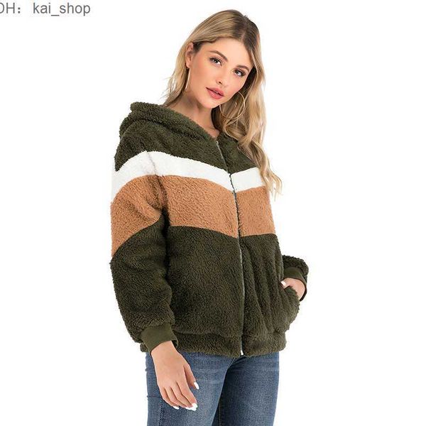 self designed selling autumn/winter long sleeved patchwork fur coat hooded fitting sweater1, Black
self designed selling autumn/winter long sleeved patchwork fur coat hooded fitting sweater1, Black