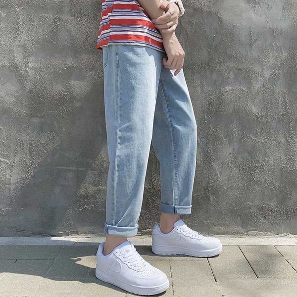 men's loose men jeans male trousers simple design casual straight denim pants 230221 l230726, Blue
men's loose men jeans male trousers simple design casual straight denim pants 230221 l230726, Blue