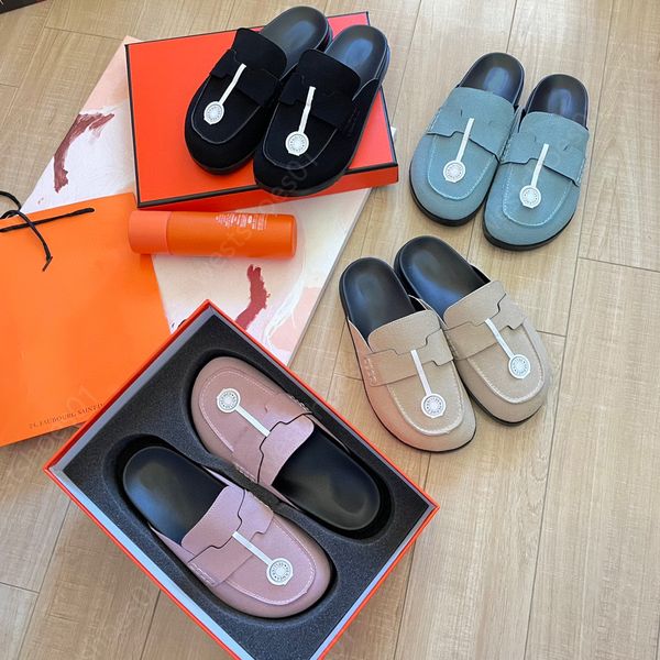 chypre h slippers designer oran sandals summer leather slides beach classic flat fahion flip flops men women classic shoes quality size 35-4, Black
chypre h slippers designer oran sandals summer leather slides beach classic flat fahion flip flops men women classic shoes quality size 35-4, Black