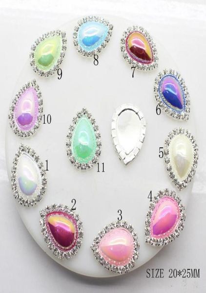 20x25mm 50pcs teardrop flatback ab color pearl rhinestone buttons diy wedding hair decor embellishments9164033, Black
20x25mm 50pcs teardrop flatback ab color pearl rhinestone buttons diy wedding hair decor embellishments9164033, Black