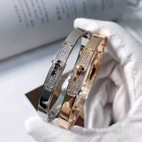 new rose gold half full diamond cdc kelly punk h bracelet design high for the small, Golden;silver
new rose gold half full diamond cdc kelly punk h bracelet design high for the small, Golden;silver