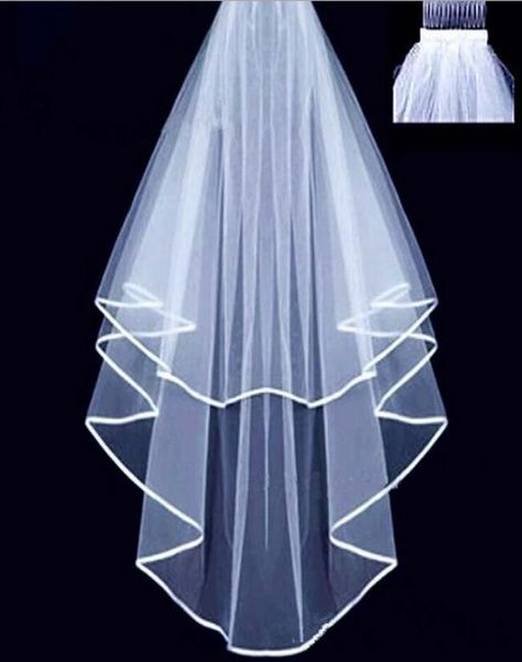 wedding veil two layers velos de novia white and ivory tulle bridal veil voile de mariee6525294, Black
wedding veil two layers velos de novia white and ivory tulle bridal veil voile de mariee6525294, Black