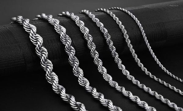 chains jiayiqi 2mm7mm rope chain necklace stainless steel never fade waterproof choker men women jewelry gold silver color gift13575345
chains jiayiqi 2mm7mm rope chain necklace stainless steel never fade waterproof choker men women jewelry gold silver color gift13575345
