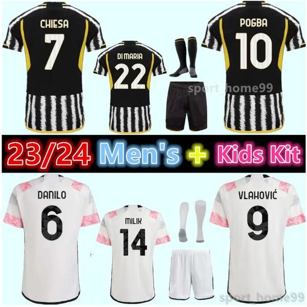 new 23 24 pogba juventus soccer jersey di maria vlahovic 2023 2024 kean chiesa mckennie chiesa home away football shirt men kids kit uniform, Black;yellow
new 23 24 pogba juventus soccer jersey di maria vlahovic 2023 2024 kean chiesa mckennie chiesa home away football shirt men kids kit uniform, Black;yellow