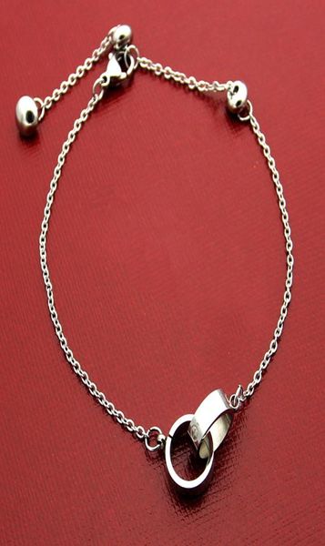 wholefashion brand hand rope bracelets small double ring titanium steel 18k rose gold women love couple bracelet2880640, Black
wholefashion brand hand rope bracelets small double ring titanium steel 18k rose gold women love couple bracelet2880640, Black