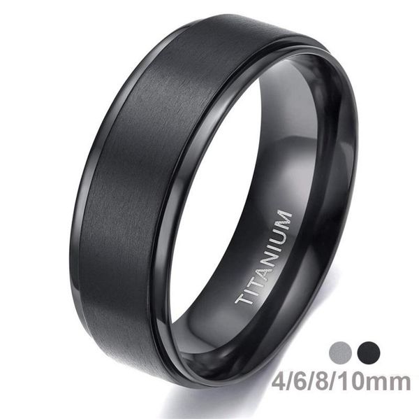 wedding rings eamti 46810mm black titanium ring man brushed band women engagement silver color bague femme anneau bijoux8766777, Slivery;golden
wedding rings eamti 46810mm black titanium ring man brushed band women engagement silver color bague femme anneau bijoux8766777, Slivery;golden